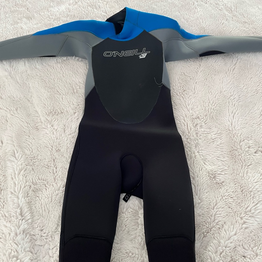 O'Neill Kids Swim Full Wet Suit - Blue and Black